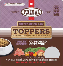 Primal Pet Foods Primal Freeze Dried Cupboard Cuts Toppers | Turkey 3.5 oz
