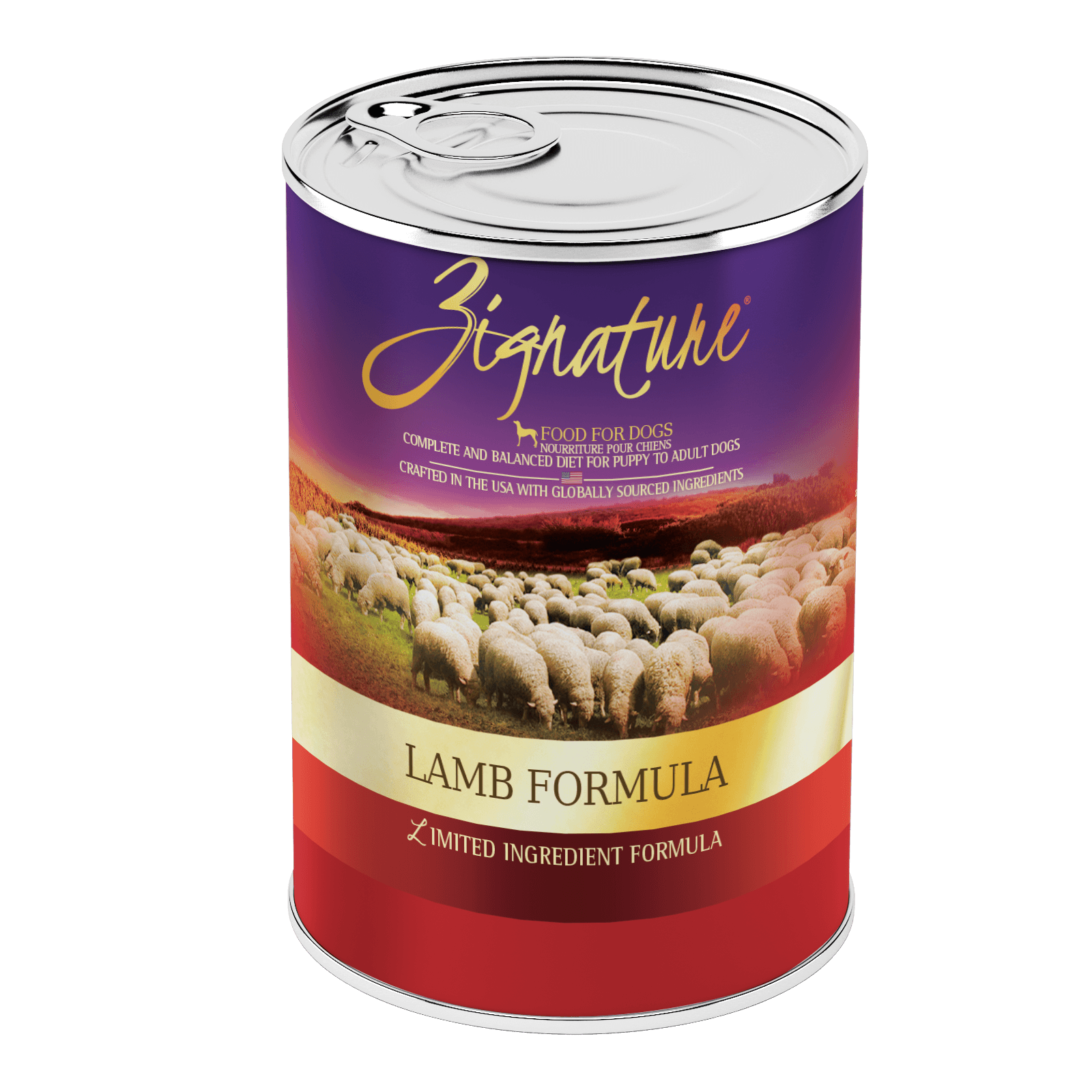 Zignature canned deals dog food