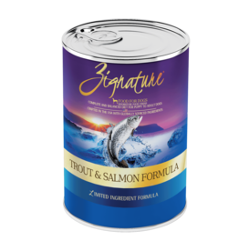 Zignature Zignature Canned Dog Food | Trout & Salmon 13 oz CASE