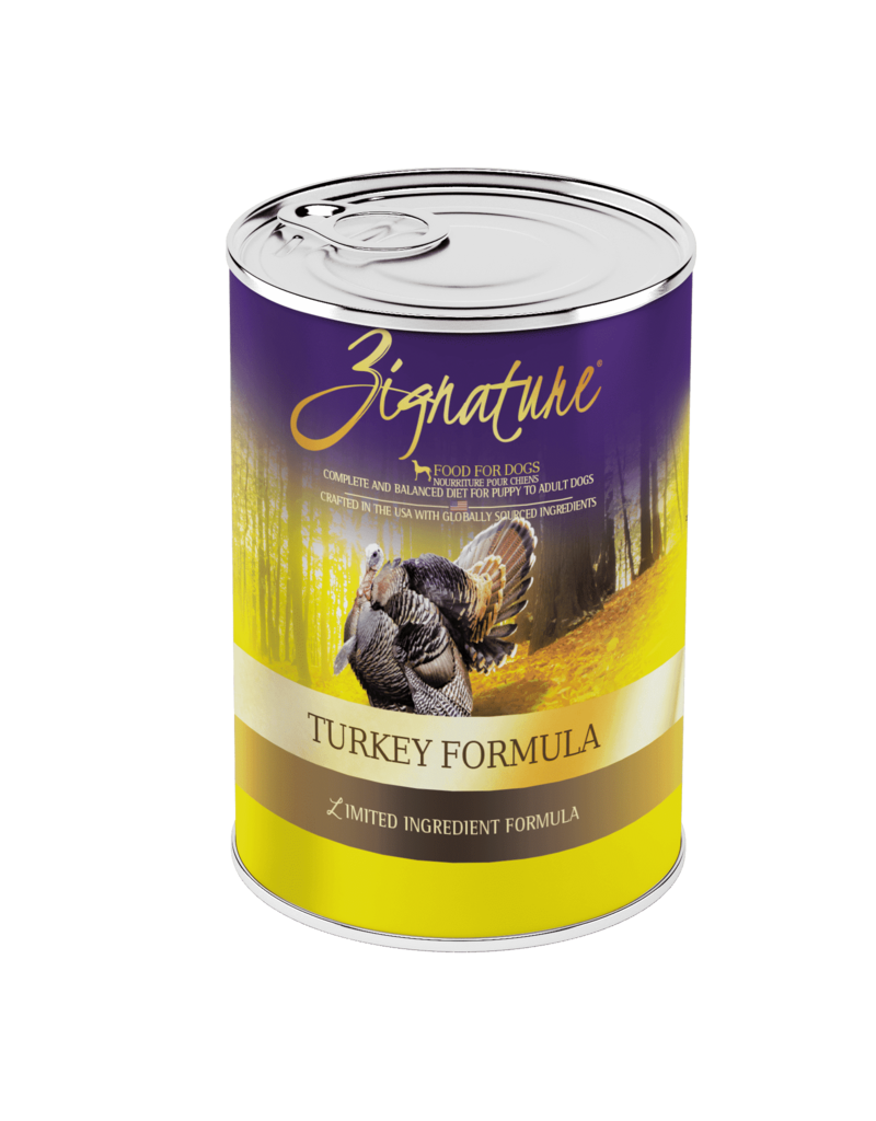 Zignature Zignature Canned Dog Food | Turkey 13 oz CASE