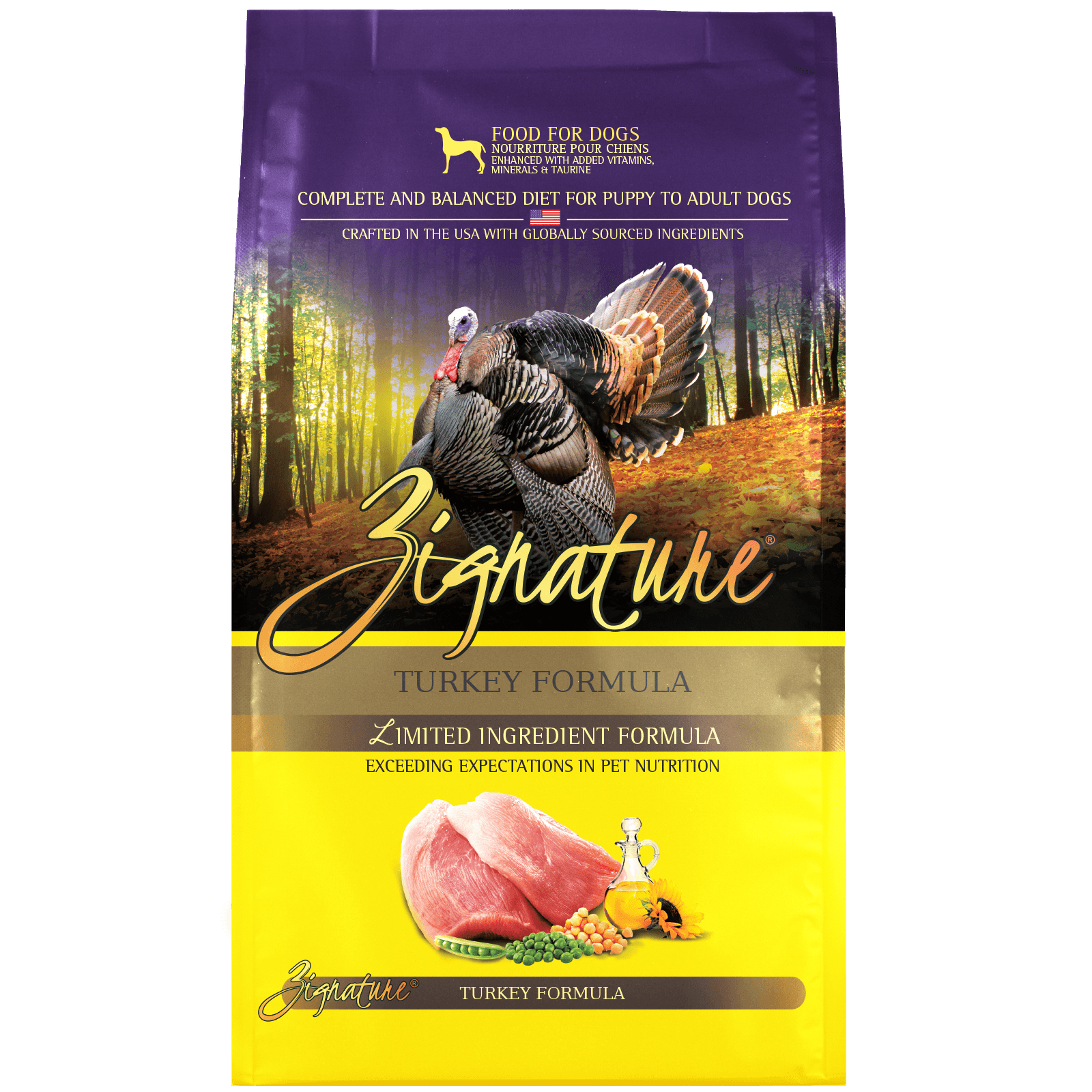 what is zignature dog food