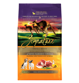 Zignature Zignature Dog Kibble Small Bites Kangaroo 4 lb