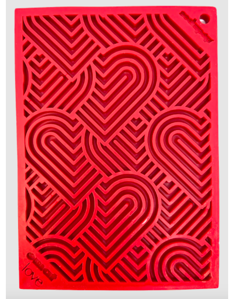 SodaPup SodaPup E-Mat | Hearts Red Mini
