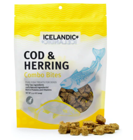 IcelandicPLUS Icelandic Dog Treats | Cod & Herring Combo Bites 3.52 oz