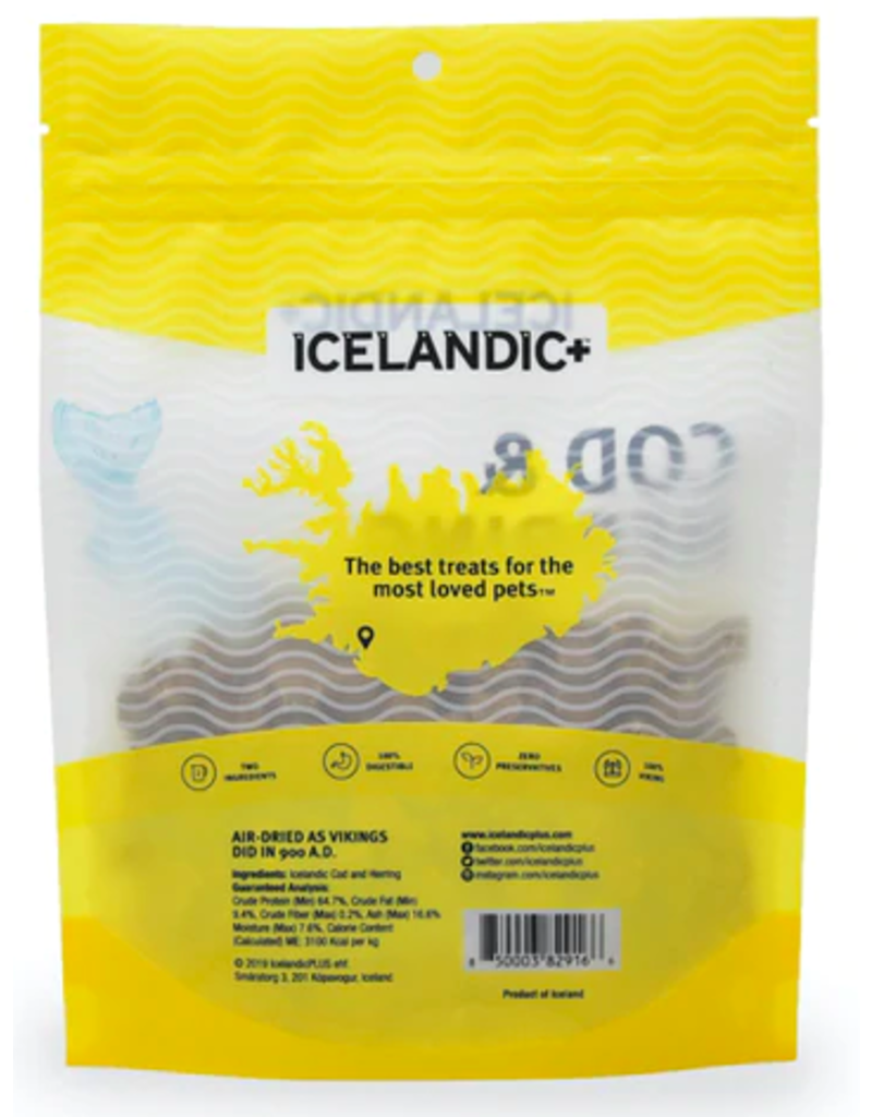 IcelandicPLUS DISC/M Icelandic+ Dog Treats | Cod & Herring Combo Bites 3.52 oz