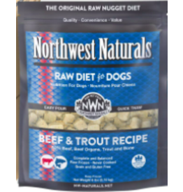 Northwest Naturals Northwest Naturals Frozen Dog Nuggets | Beef & Trout 6 lb CASE (*Frozen Products for Local Delivery or In-Store Pickup Only. *)