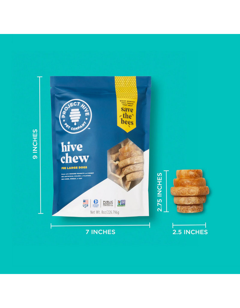 Project Hive Pet Company Project Hive Dog Treats | Hive Chew Large 8 oz