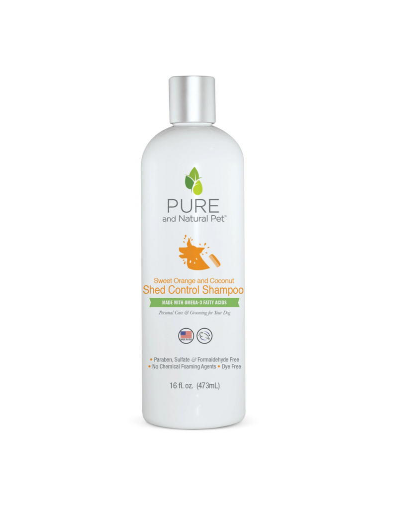 Pure and Natural Pet Pure and Natural Pet | Sweet Orange & Coconut Shed Control Shampoo 16 oz