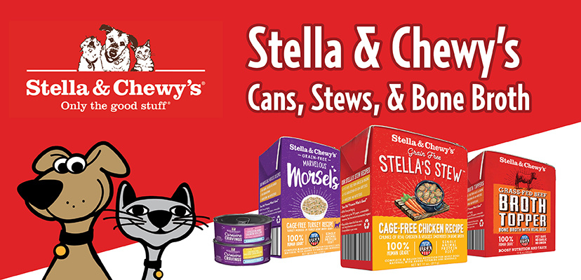 Stella & Chewy’s Canned Food & Toppers For Cats & Dogs