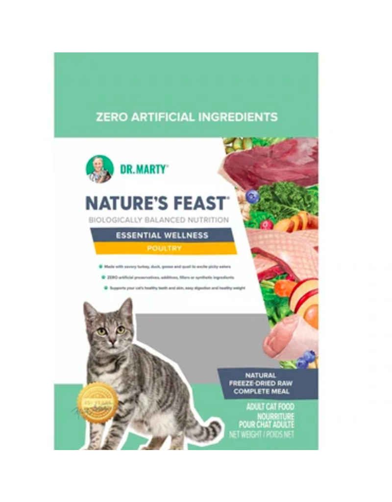 Dr. Marty's Dr Marty's Freeze Dried Cat Food | Nature's Feast Poultry 5.5 oz