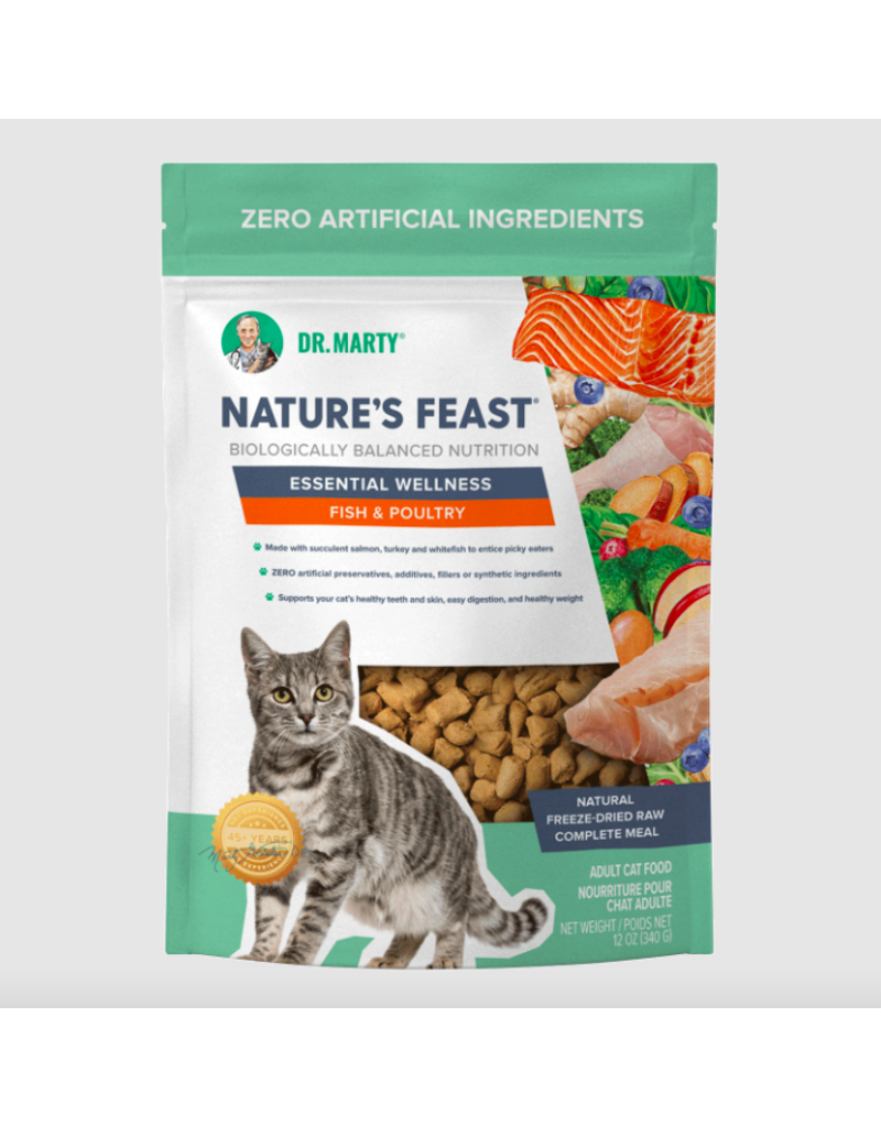 Dr. Marty's Dr. Marty's Freeze Dried Cat Food | Nature's Feast Salmon & Poultry 5.5 oz