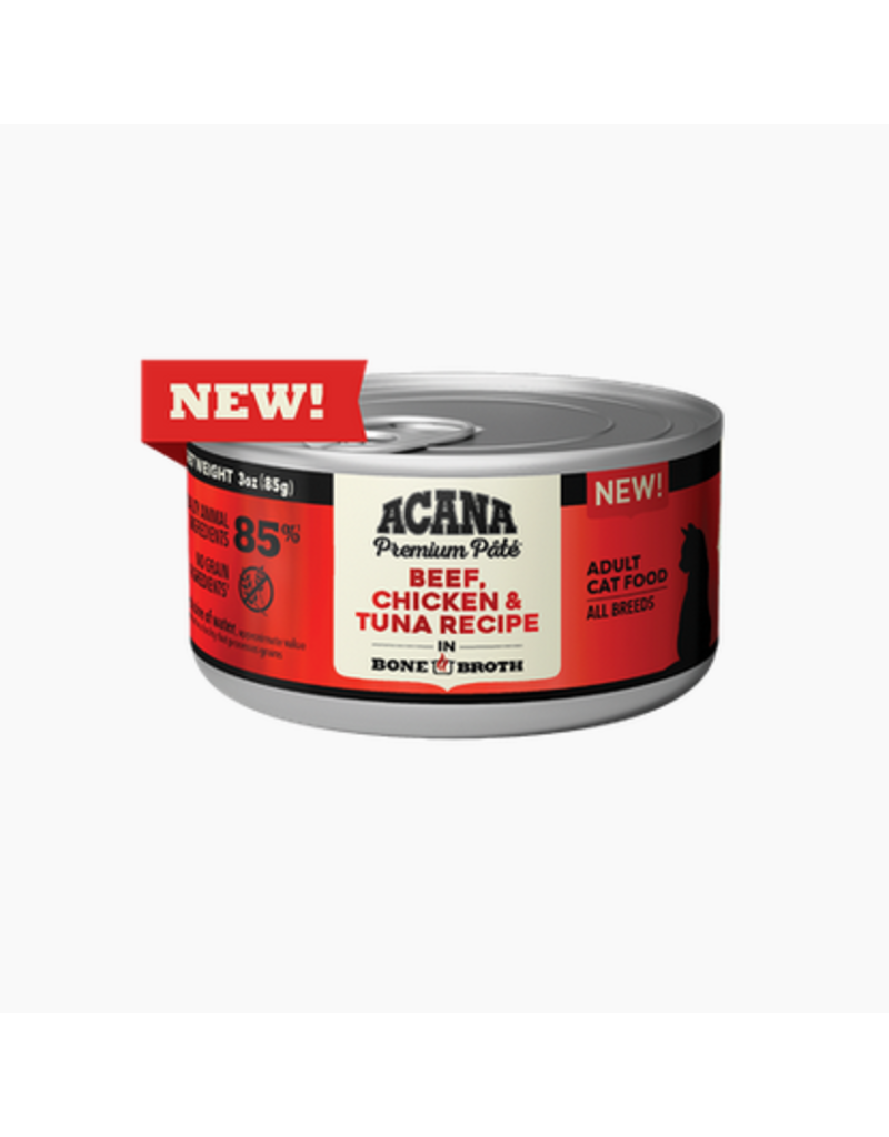 Acana Acana Canned Cat Food | Beef, Chicken, & Tuna 3 oz single