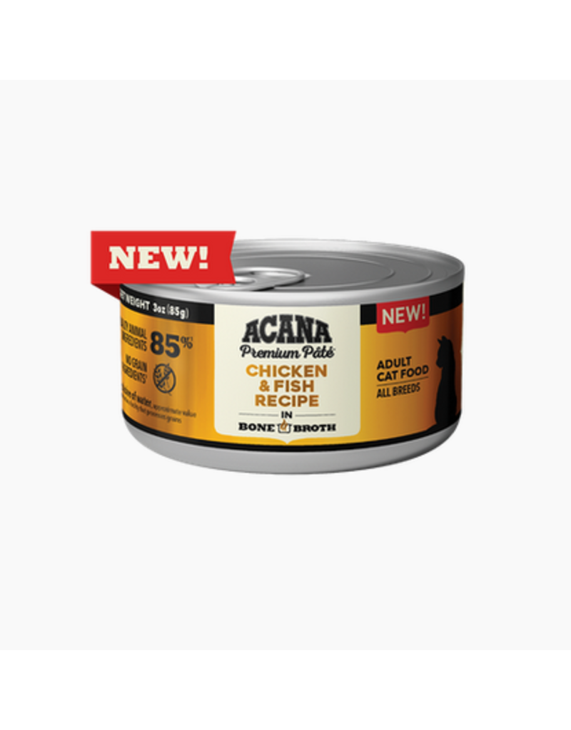 Acana Acana Canned Cat Food | Chicken & Fish 3 oz CASE