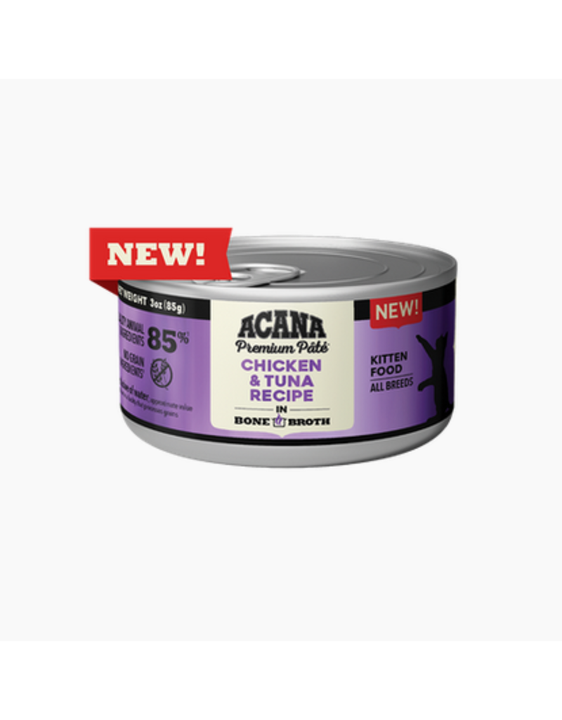 Acana Acana Canned Cat Food | Chicken & Tuna Kitten 3 oz CASE