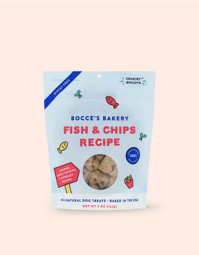 Bocce's Bakery Bocce's Bakery Dog Treats | Fish & Chips 5 oz