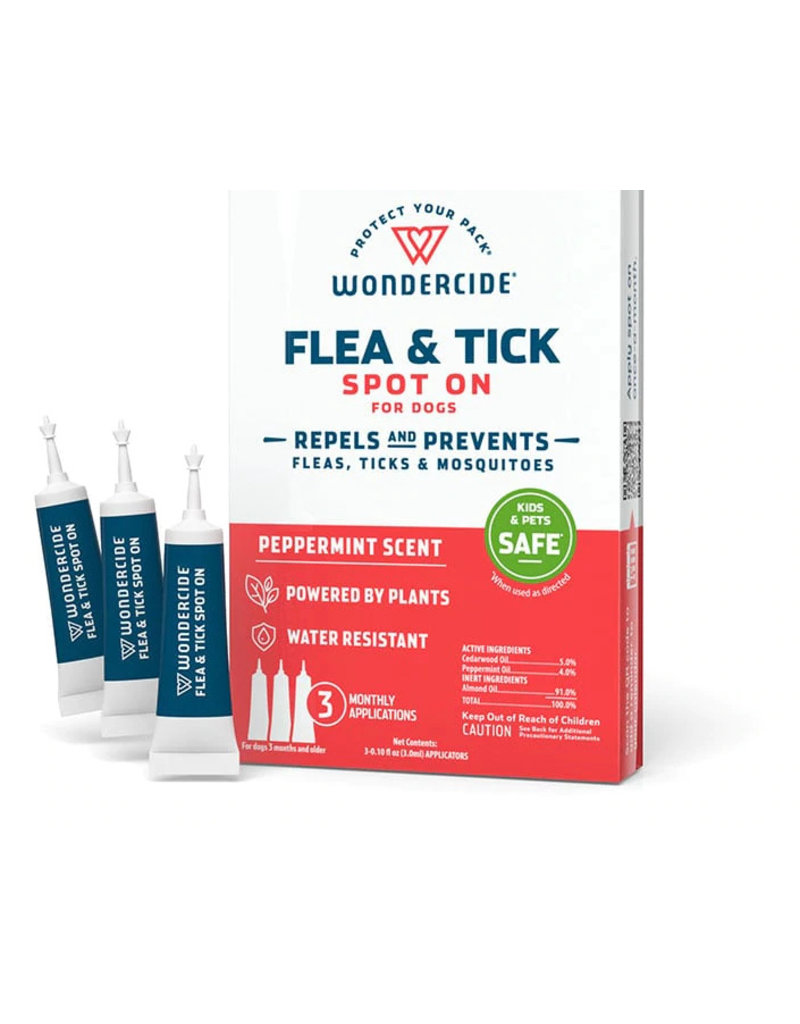 Wondercide Wondercide Flea & Tick Spot On | Small Dog Peppermint Scent 3 pk