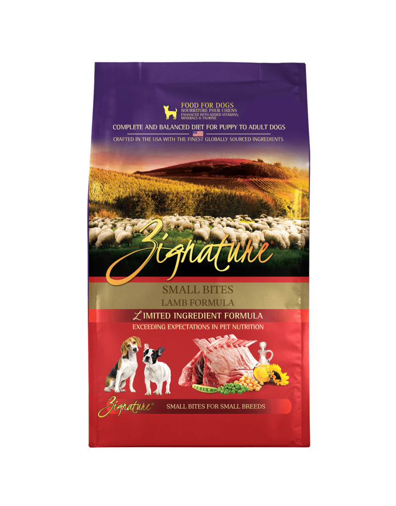 Zignature Zignature Dog Kibble Small Bites Lamb 12.5 lb