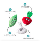 Pet Shop Pet Shop Dog Toys | Getting Your Veggies 3 pk