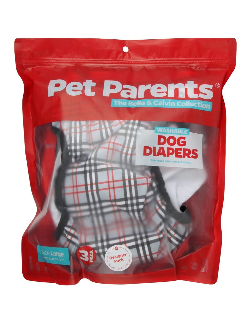 Pet Parents Pet Parents Reusable Diapers | Designer Pack Extra Small (XS) 3 pk