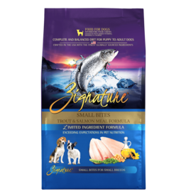 Zignature Zignature Dog Kibble Small Bites Trout & Salmon 12.5 lb