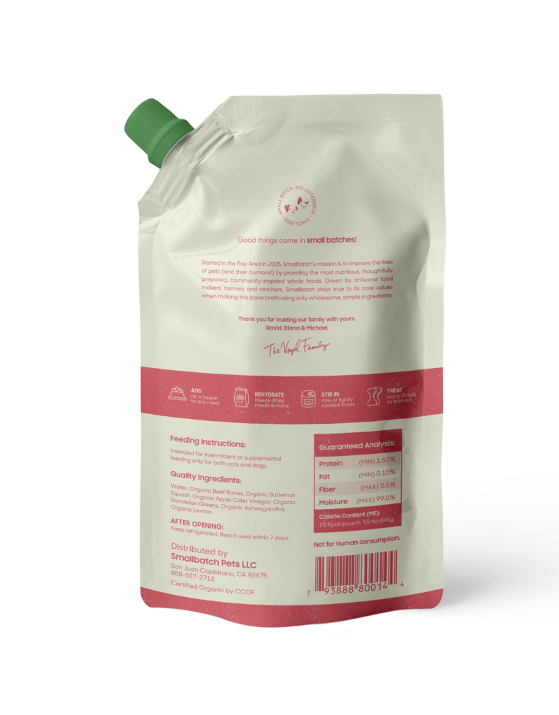 Smallbatch Pets Smallbatch Bone Broth for Dogs | Beef 16 oz