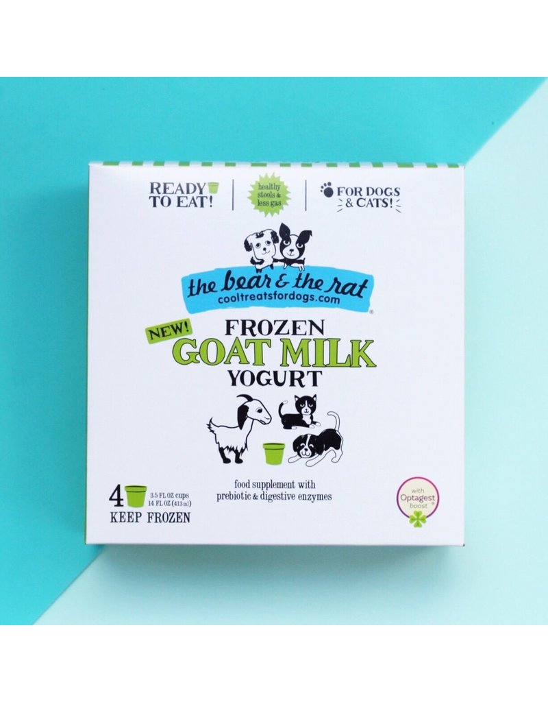 The Bear & The Rat The Bear & The Rat Frozen Goat Milk Yogurt 4 pk CASE (*Frozen Products for Local Delivery or In-Store Pickup Only. *)