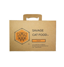 Savage Cat Savage Cat Frozen Raw Cat Food | Duck 3 oz 28 pk (*Frozen Products for Local Delivery or In-Store Pickup Only. *)