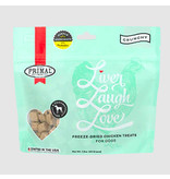 Primal Pet Foods Primal Freeze Dried Dog Treats | Liver Laugh Love Chicken 1.5 oz