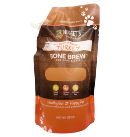 Nugget's Healthy Eats Nugget's Healthy Eats | Frozen Bone Brew Turkey Broth 20 oz (*Frozen Products for Local Delivery or In-Store Pickup Only. *)