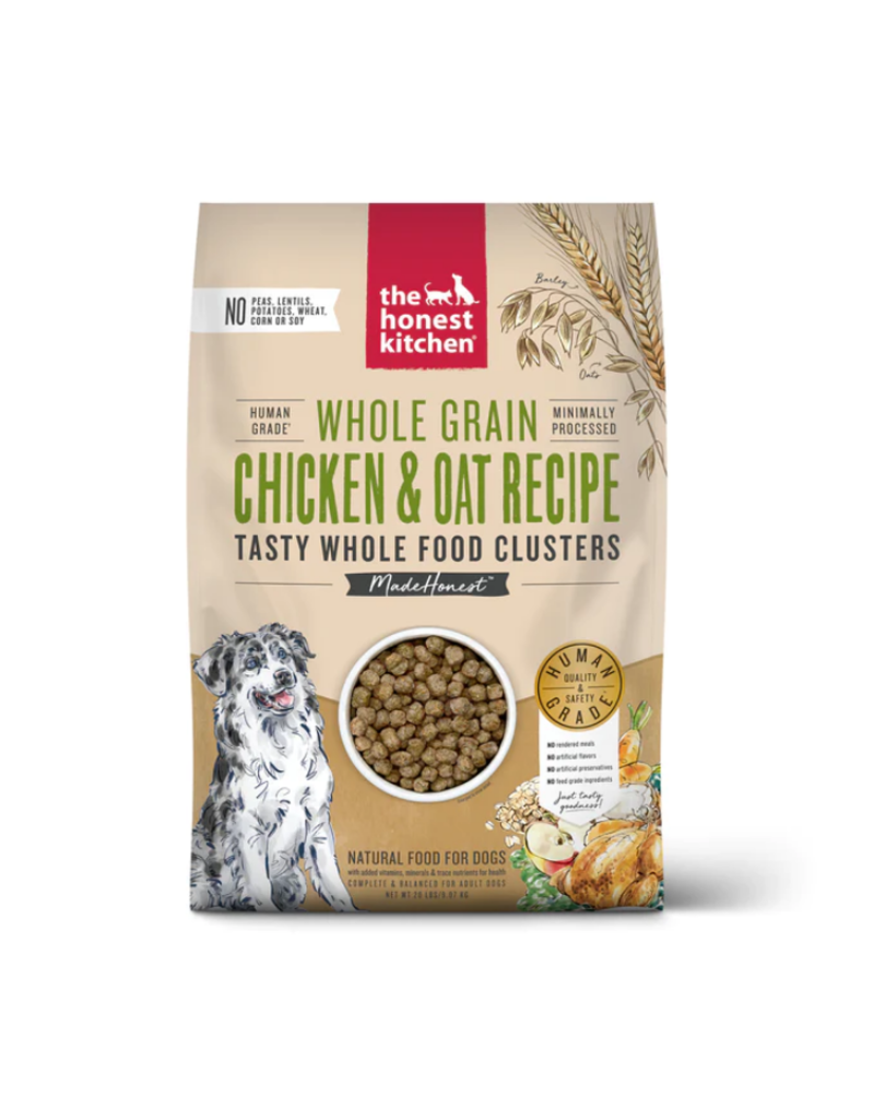 The Honest Kitchen The Honest Kitchen Whole Grain Clusters Dog Kibble | Chicken & Oats 20 lb