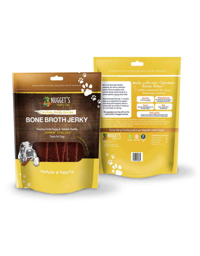 Nugget's Healthy Eats DISC/M Nugget's Healthy Eats | Bone Broth Chicken Jerky 10 oz