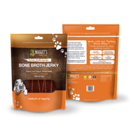 Nugget's Healthy Eats Nugget's Healthy Eats | Bone Broth Turkey Jerky 10 oz