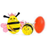 Patchwork Pets Patchwork Pets Dog Toys | Prickles Queen Bee 5"