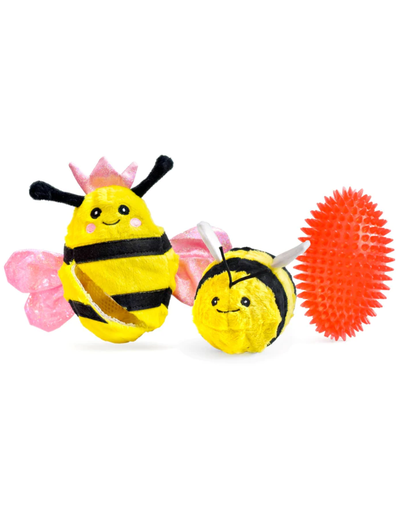Patchwork Pets Patchwork Pets Dog Toys | Prickles Queen Bee 5"