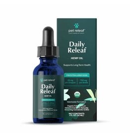 Pet Releaf Pet Releaf Hemp Oil | Daily Releaf Large 750 mg (1 oz)