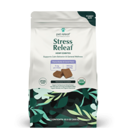 Pet Releaf Pet Releaf Edibites Soft Chews | CBD Calming Peanut Butter & Carob Swirl Family Size 6 mg 12.5 oz