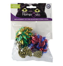 Rompi Catz Rompi Catz | Crinkle Ball Cat Toy Replacement 2 pc