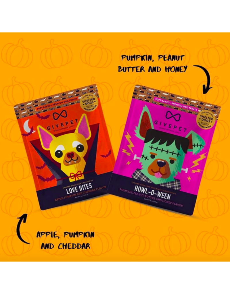 GivePet, LLC DISC GivePet Small Batch Halloween Treats | Howl-O-Ween 6 oz