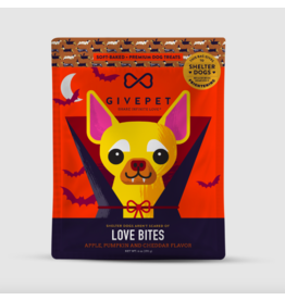 GivePet, LLC DISC GivePet Small Batch Halloween Treats | Love Bites 6 oz