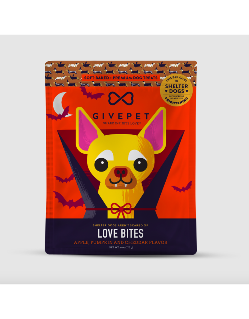 GivePet, LLC GivePet Small Batch Halloween Treats | Love Bites 6 oz
