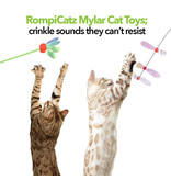 Rompi Catz Rompi Catz | Crinkle Ball Cat Toy Replacement 2 pc