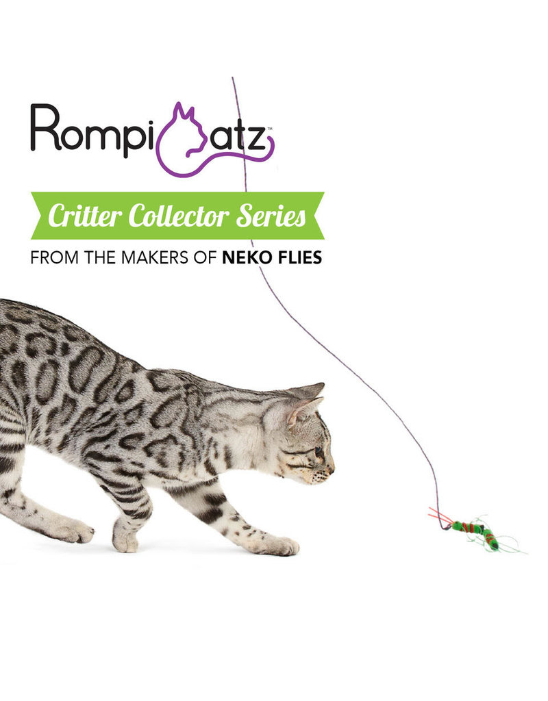 Rompi Catz Rompi Catz | Adjustable String Wand with Crinkle Ball 1"-36"