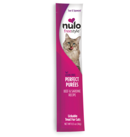 Nulo Nulo Freestyle Perfect Purees Cat Treats | Beef & Sardine Recipe single