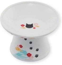 Necoichi Necoichi Cat Dish | Extra Wide Raised Bowl Fuji