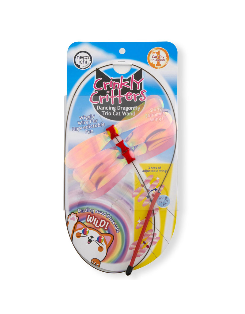 Necoichi Necoichi Cat Toys | Crinkly Critters Dancing Dragonfly