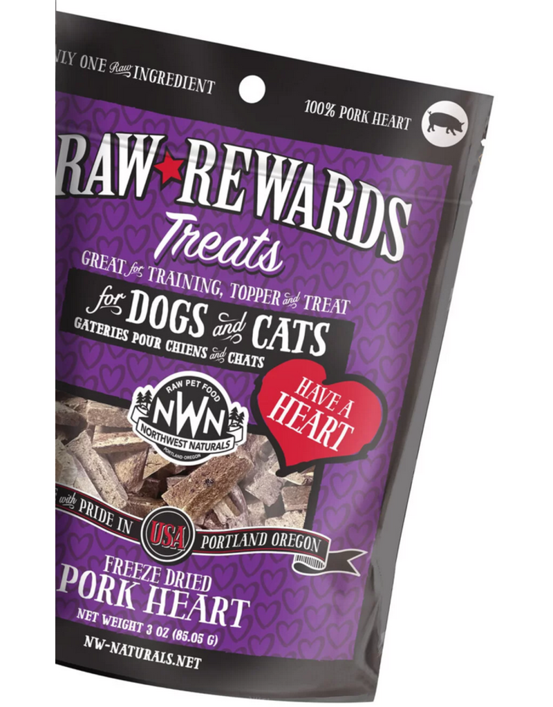 Northwest Naturals Northwest Naturals Raw Rewards Treats | Pork Heart 10 oz