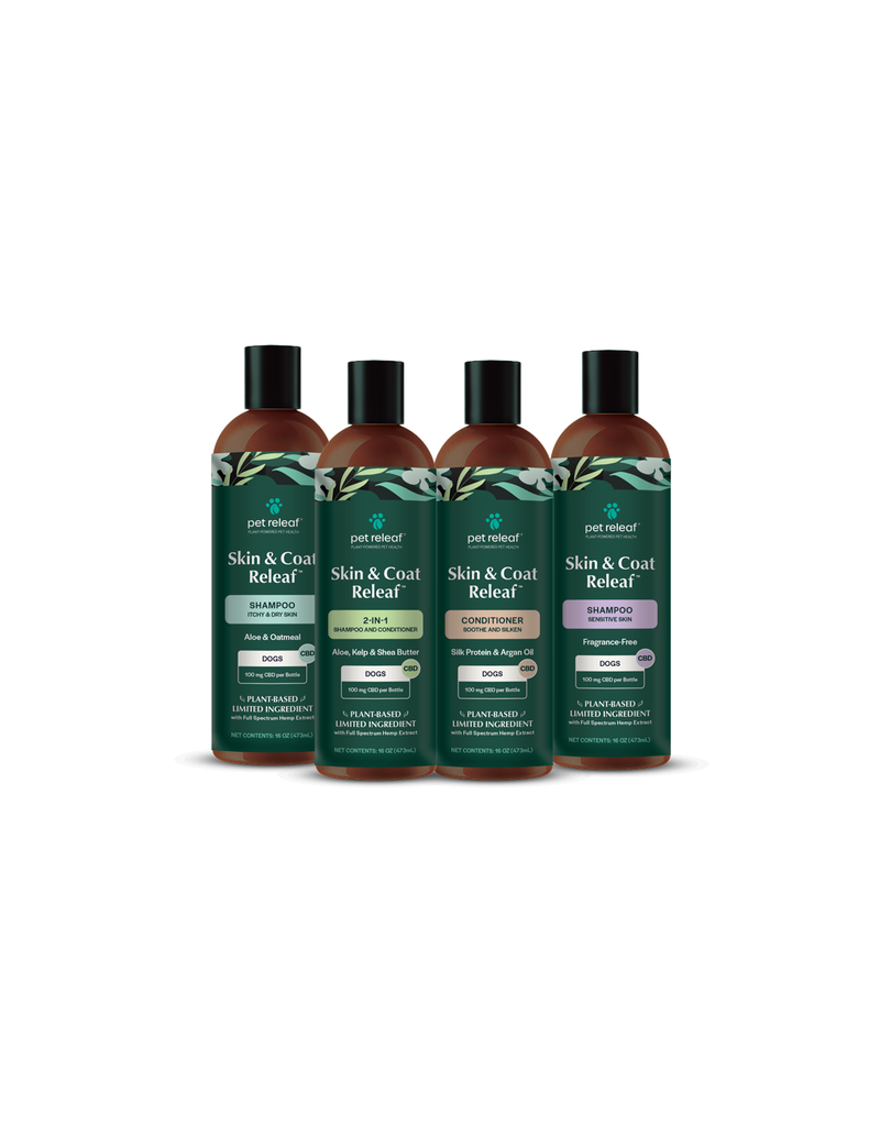 Pet Releaf Pet Releaf Skin & Coat Releaf Shampoo | Conditioner Silk Protein & Argan Oil 16 oz