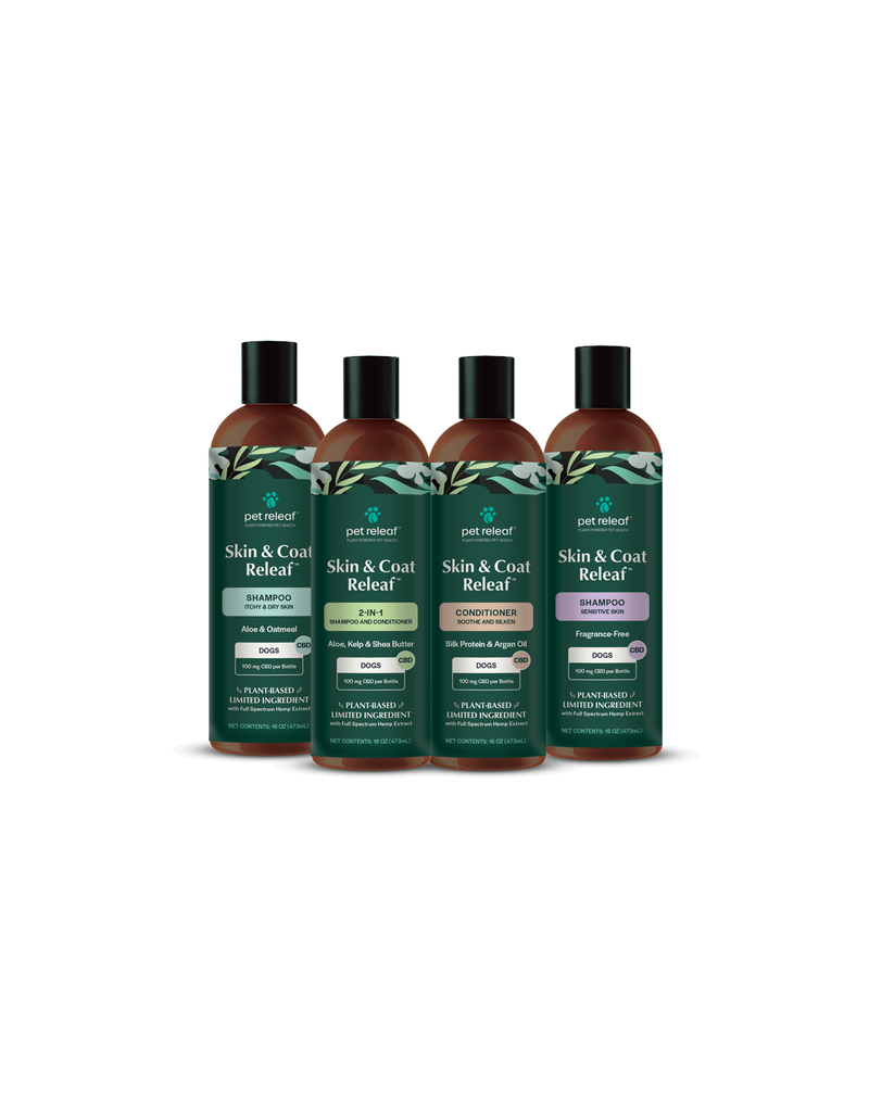 Pet Releaf Pet Releaf Skin & Coat Releaf Shampoo | Sensitive Skin Fragrance Free 16 oz