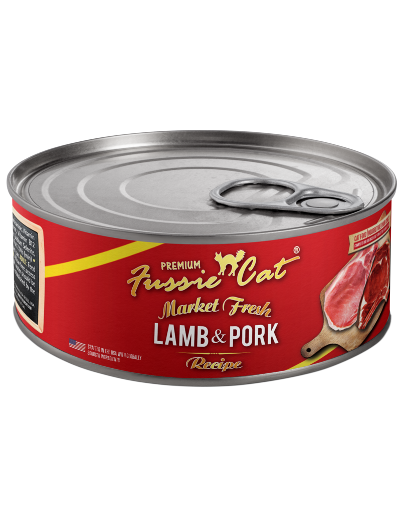 Fussie Cat Fussie Cat Cans | Market Fresh Lamb & Pork 5.5 oz CASE