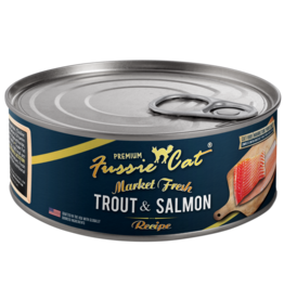 Fussie Cat Fussie Cat Canned Cat Food | Market FreshTrout & Salmon 5.5 oz CASE